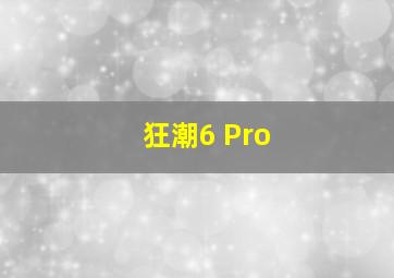 狂潮6 Pro